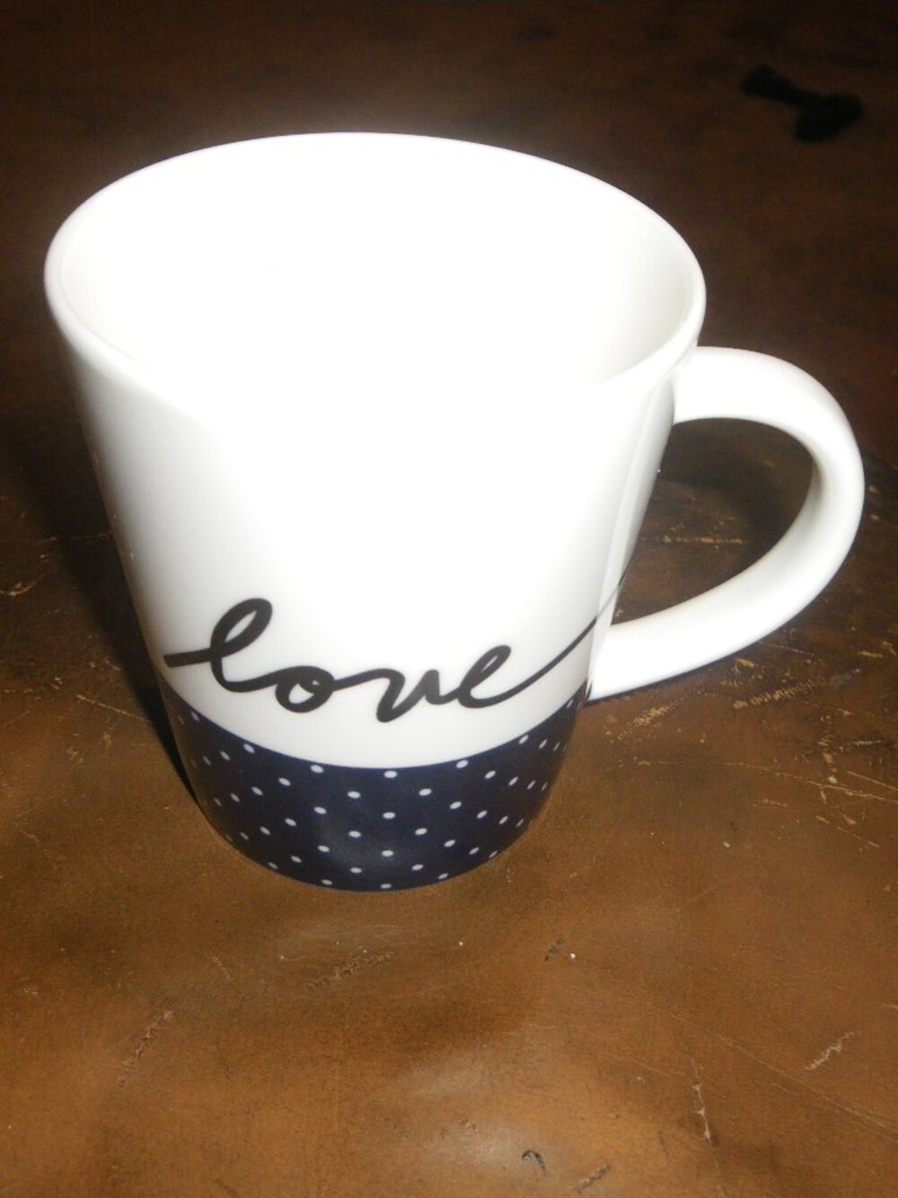 ED Ellen Degeneres by Royal Doulton London “Love” Coffee Tea Ceramic Mug